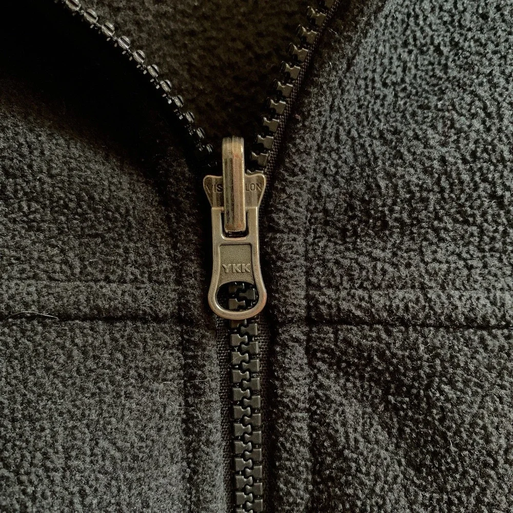 Columbia‎ Men's Fleece Jacket Black Full Zip Soft Warm Lightweight Outdoor SZ-L
